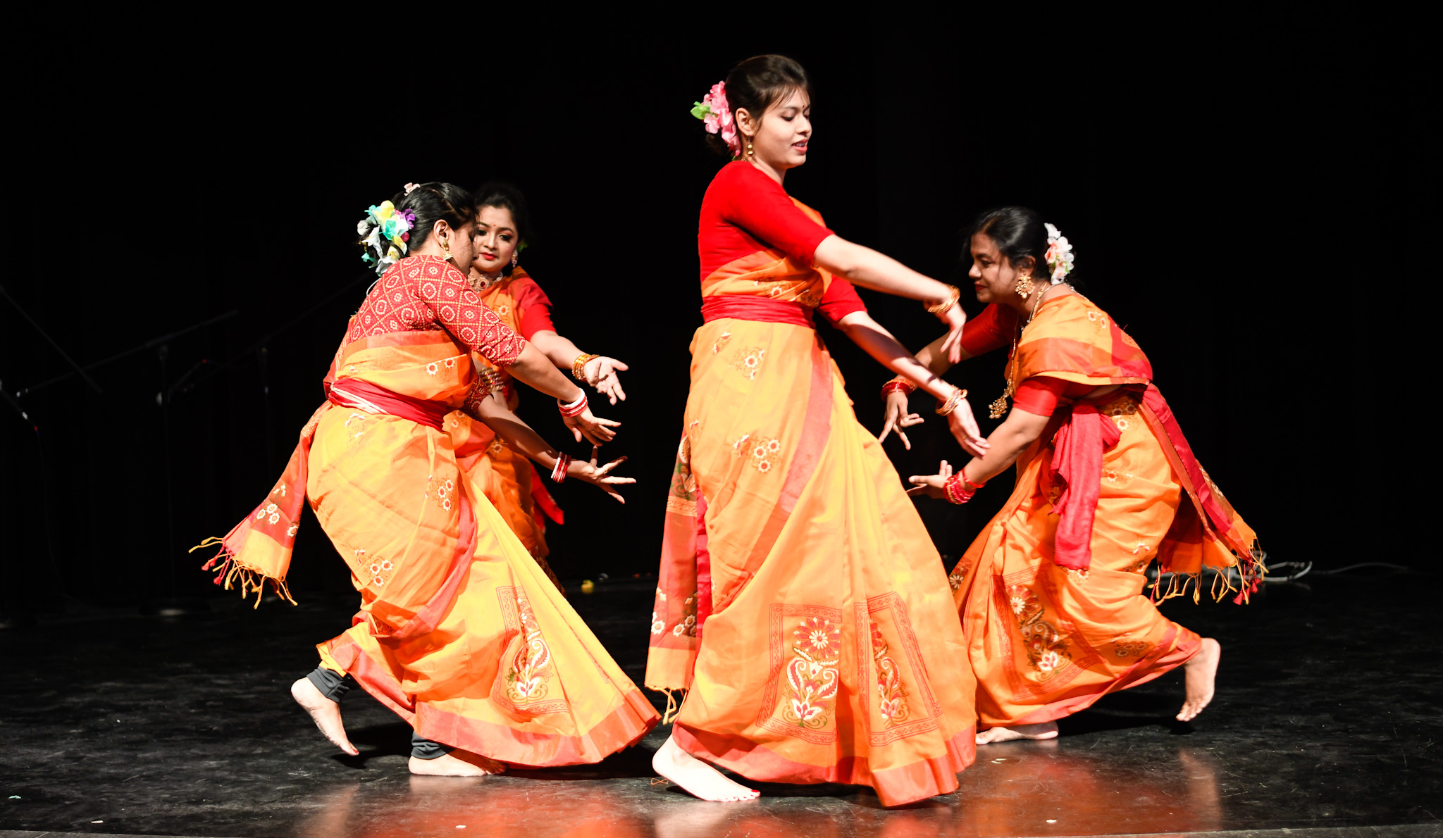 Bangladeshi dancers on stage